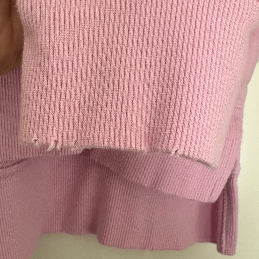 Nuuds vintage fleece Downtime quarter zip in Bon Bon size medium - Picture 5 of 11